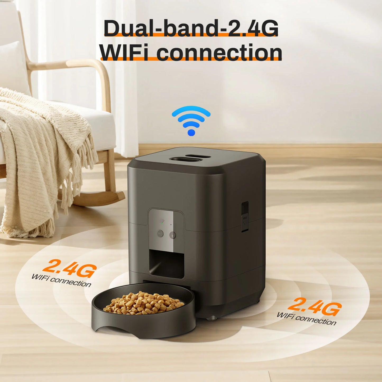 Intelligent Pet Feeder with Timer & Portion Control
