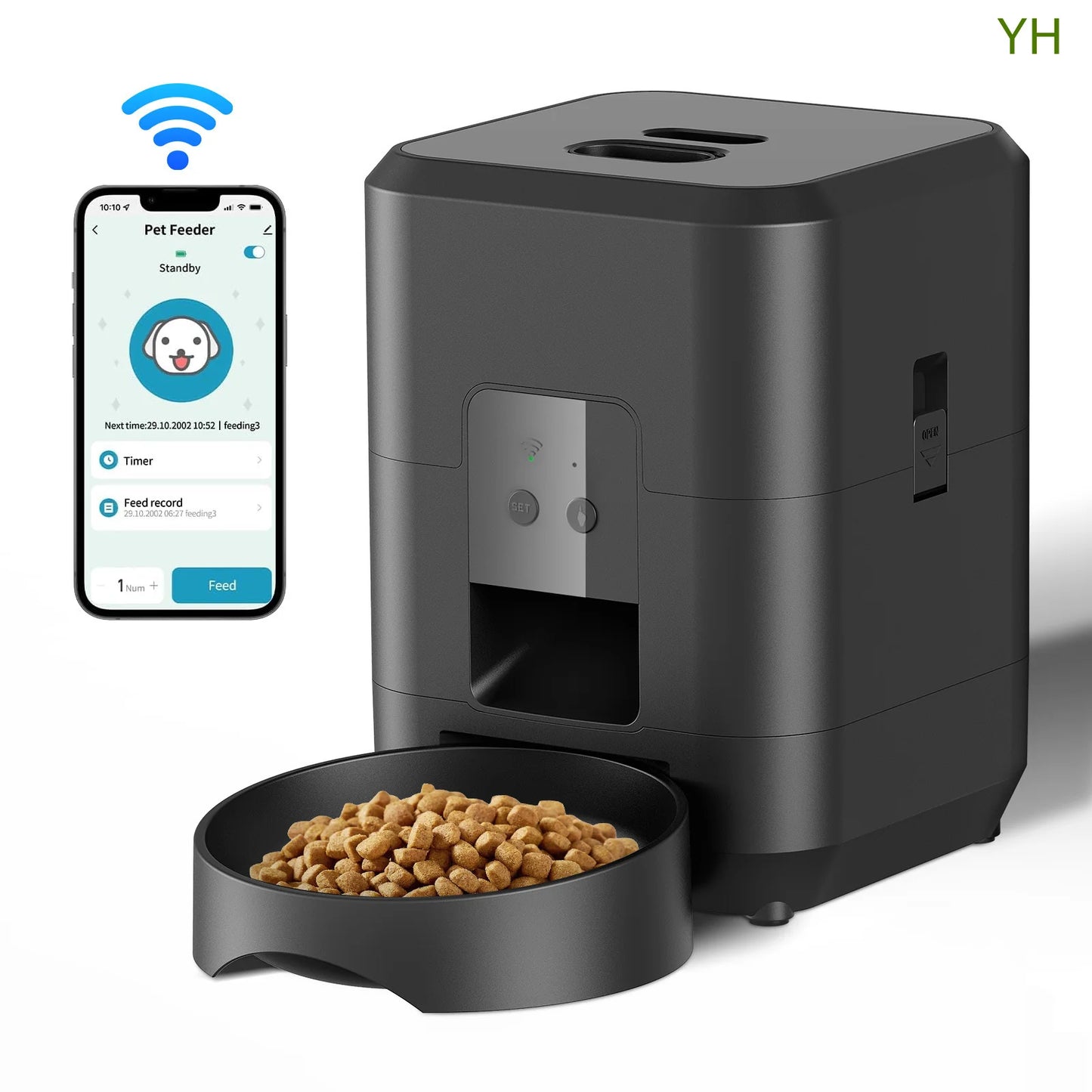 Intelligent Pet Feeder with Timer & Portion Control