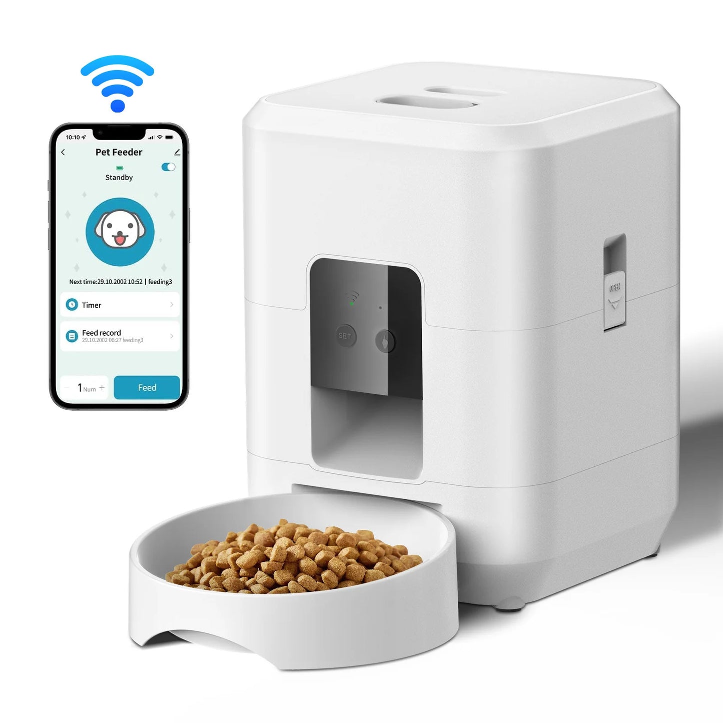 Intelligent Pet Feeder with Timer & Portion Control