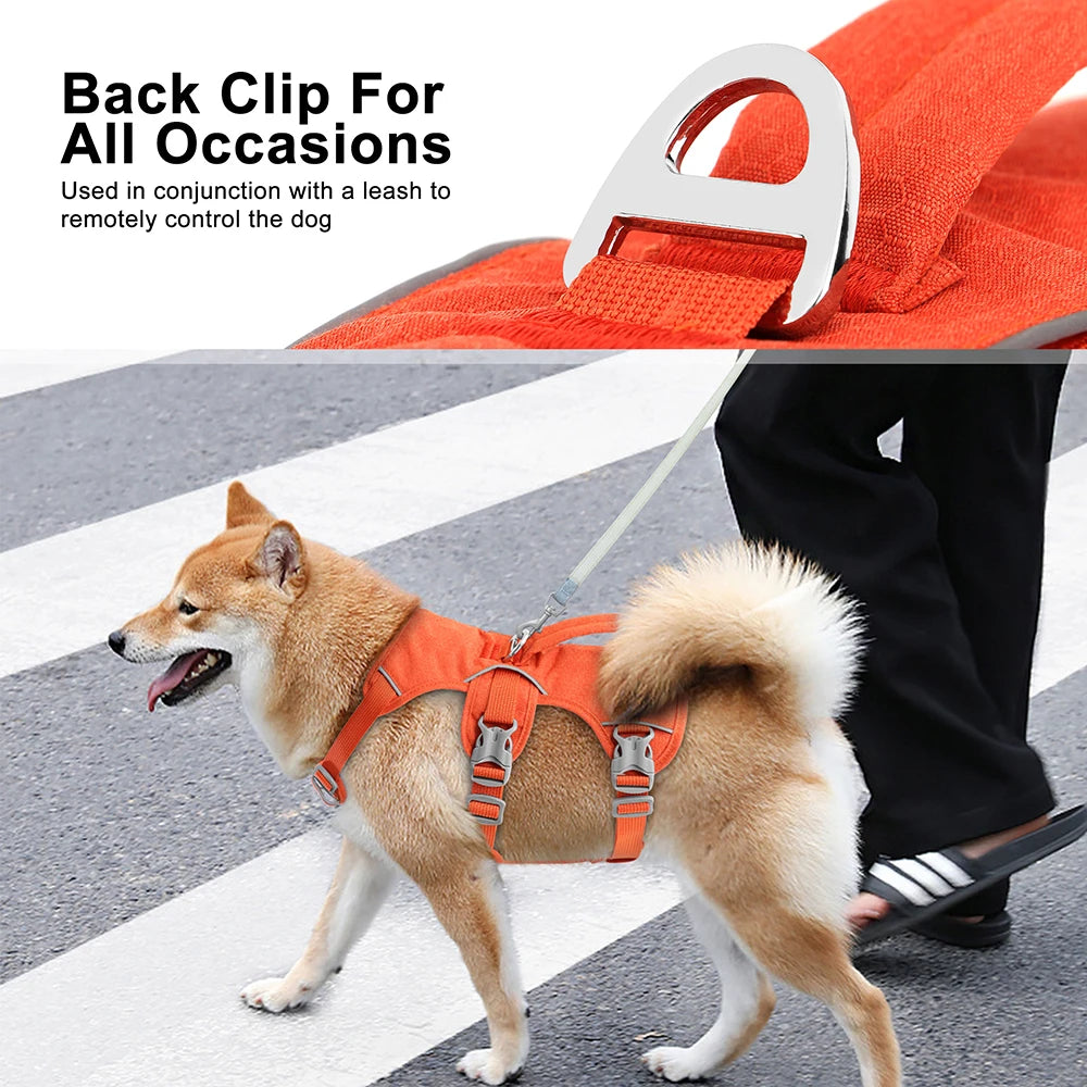 Escape-Proof Reflective Dog Harness – Adjustable Vest