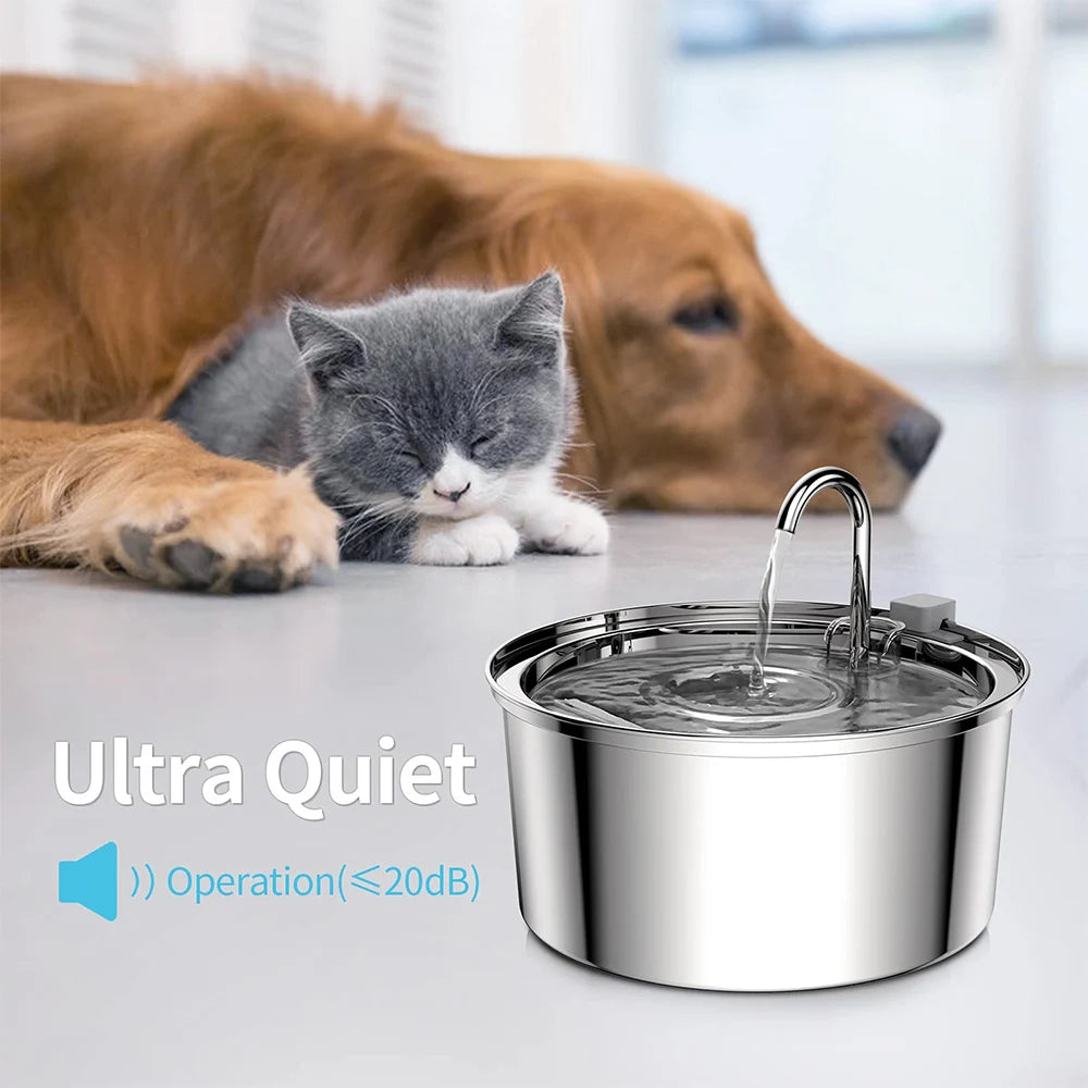 Stainless Steel Smart Pet Water Fountain