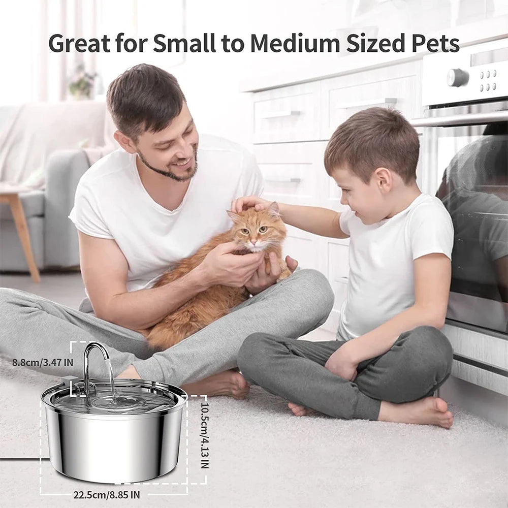 Stainless Steel Smart Pet Water Fountain