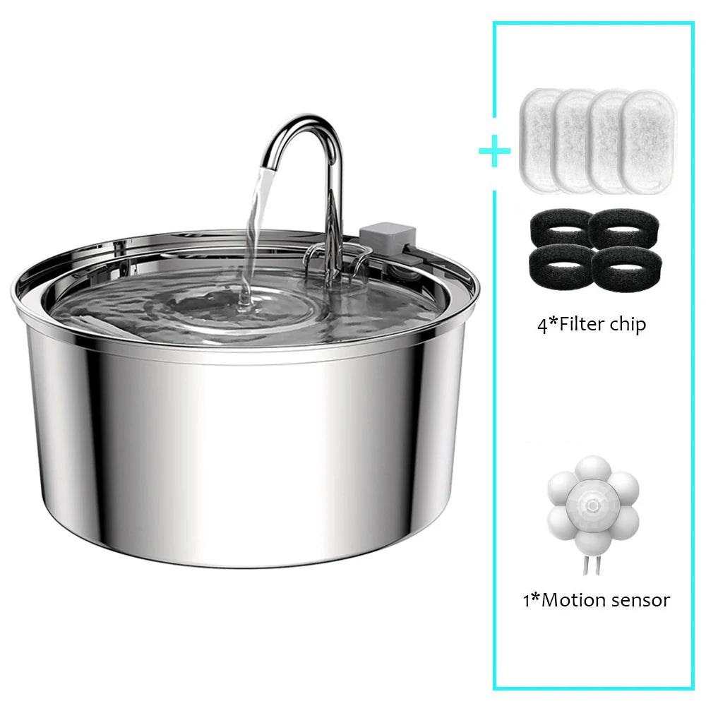 Stainless Steel Smart Pet Water Fountain