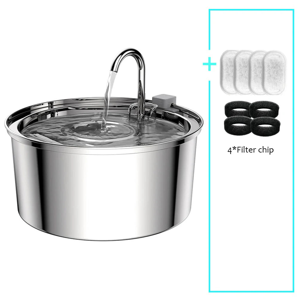 Stainless Steel Smart Pet Water Fountain